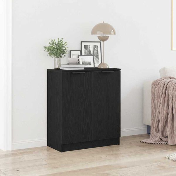 vidaXL Sideboard Black 60 x 30 x 70 cm Engineered wood