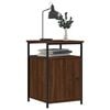 vidaXL Bedside Cabinet Brown Oak 40x42x60 cm Engineered Wood