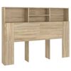 vidaXL Headboard Cabinet Sonoma Oak 140x19x103,5 cm
