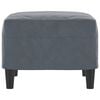 vidaXL Footstool Dark Grey 60x50x41 cm Velvet