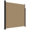 vidaXL Retractable Side Awning Taupe 200x600 cm