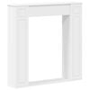 vidaXL Fireplace Surround White 100 x 20 x 100 cm Engineered Wood