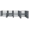 vidaXL 6 Piece Garden Pallet Lounge Set Wood Grey