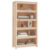 vidaXL Book Cabinet 80x35x154 cm Solid Wood Pine