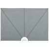 vidaXL Collapsible Terrace Side Awning Grey 300x150 cm