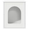 vidaXL Cat House White 53 x 52 x 60 cm Engineered Wood