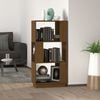 vidaXL Book Cabinet/Room Divider Honey Brown 51x25x101 cm Solid Wood Pine