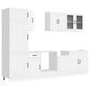 vidaXL 8 Piece Kitchen Cabinet Set "Lucca" White Engineered Wood