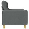 vidaXL 2-Seater Sofa Dark Grey 140 cm Fabric