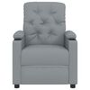 vidaXL Stand up Massage Chair Light Grey Fabric