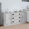 vidaXL Sideboards 3 pcs Concrete Grey Engineered Wood
