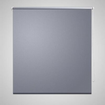 Roller Blind Blackout 120 x 230 cm Grey