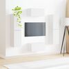 vidaXL TV Cabinet Set 6 pcs White Engineered Wood