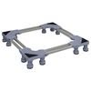 vidaXL Washing Machine Base Grey 67 x 67 x 12 cm Stainless Steel