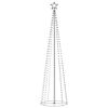 vidaXL Christmas Cone Tree 400 Warm White LEDs Decoration 100x360 cm