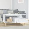 vidaXL Coffee Table White 90x49x45 cm Engineered Wood