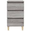 vidaXL Bedside Cabinet Grey Sonoma 40x35x70 cm Engineered Wood