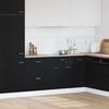 vidaXL Hanging Cabinet Black Oak 60 x 46 x 81.5 cm Engineered Wood