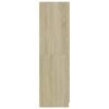 vidaXL Wardrobe Sonoma Oak 80x52x180 cm Engineered Wood