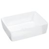 vidaXL Wash Basin White 48x37x13 cm Ceramic Rectangle