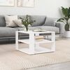 vidaXL Coffee Table White 58x58x40 cm Engineered Wood