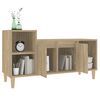 vidaXL TV Cabinet Sonoma Oak 100x35x55 cm Engineered Wood