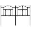 vidaXL Metal Replace Headboard Black 135 cm