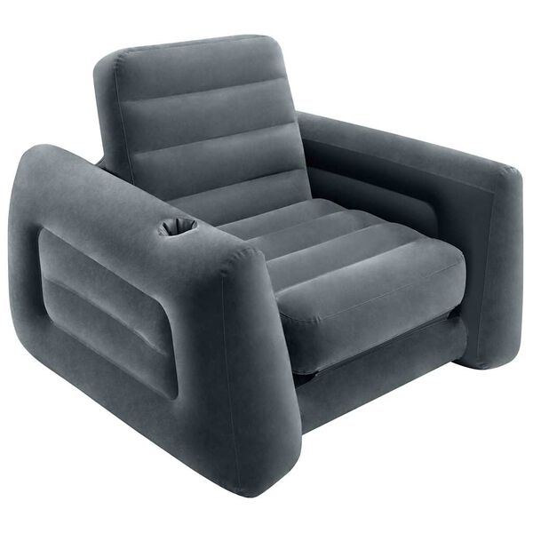 Intex Pull-Out Chair 117x224x66 cm Dark Grey