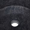vidaXL Sink Black &Oslash;40x15 cm Marble
