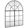 vidaXL Wall Mirror Black 80x100 cm Arch Iron