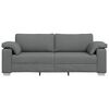 vidaXL Sofa Dark Grey Overall dimensions: 219 x 80 x 80 cm (W x D x H)