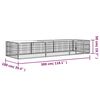 vidaXL 8-Panel Dog Playpen Black 100x50 cm Powder-coated Steel