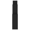 vidaXL Wall Cube Shelf Black 80x15x78.5 cm Engineered Wood