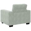vidaXL Sofa Chair Light Grey 100x77x82 cm Velvet
