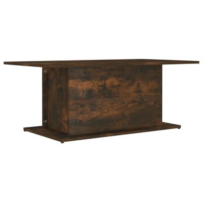 vidaXL Coffee Table Smoked Oak 102x55.5x40 cm Engineered Wood