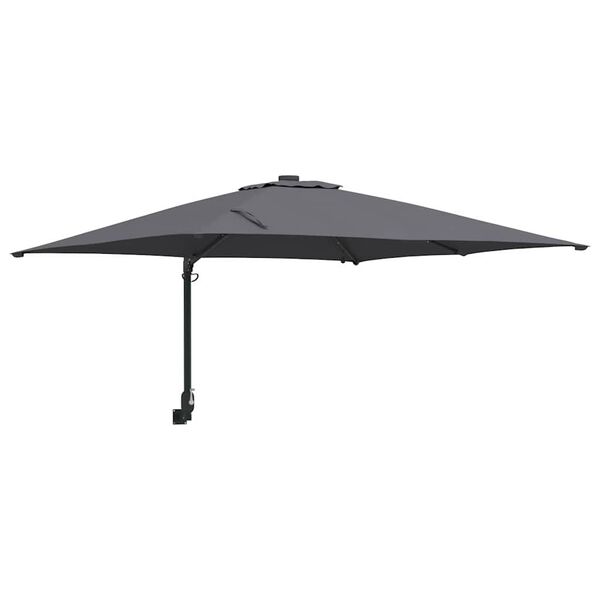 vidaXL Garden Parasol Anthracite 248.5 x 247.5 x 160 cm