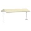 vidaXL Free Standing Awning 600x300 cm Cream