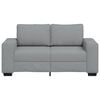 vidaXL 2-Seater Sofa&nbsp;Light Grey 160x77x82 cm Fabric