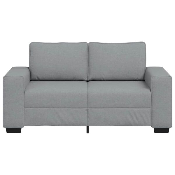 vidaXL 2-Seater Sofa&nbsp;Light Grey 160x77x82 cm Fabric