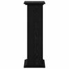 vidaXL Display Stand Black Oak 31 x 30 x 90 cm Engineered wood