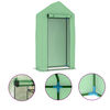 vidaXL Greenhouse with Steel Frame 0.5 m&sup2; 1x0.5x1.9 m