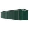 vidaXL Garden Shed | Green | Galvanised Steel | Large | Garden Shed