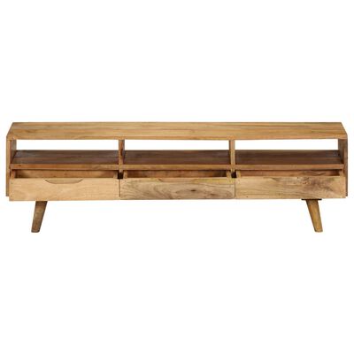 vidaXL TV Cabinet Solid Mango Wood 140x30x41 cm
