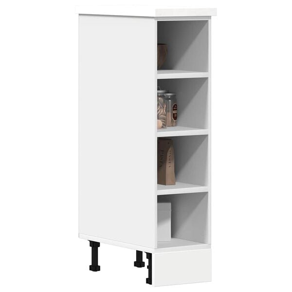 vidaXL Bottom Cabinet Riga White 20x44.5x81.5 cm Engineered Wood
