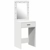 vidaXL Dressing Table White 50 x 41 x 135 cm Engineered Wood