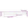 vidaXL Monitor Stand 100x27x15 cm Solid Wood Pine