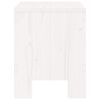 vidaXL Garden Stools 2 pcs White 40x36x45 cm Solid Wood Pine