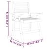 vidaXL 7 Piece Garden Dining Set Solid Wood Acacia