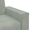 vidaXL Sofa 3 pcs Light Grey 220 x 80 x 84 cm Velvet