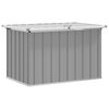 vidaXL Garden Storage Box Grey 109x67x65 cm